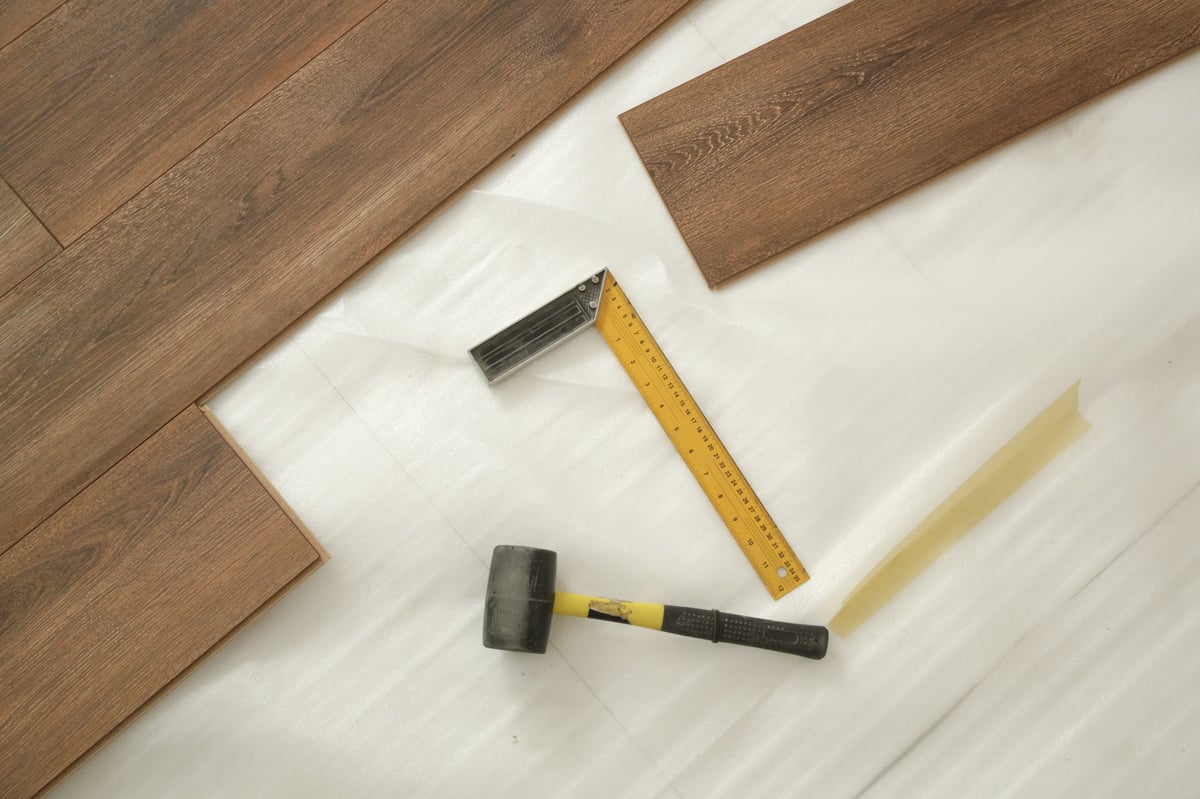 Flooring installation tools and preparation